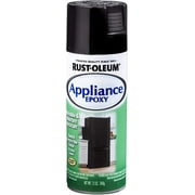 Rust-Oleum 330146 Appliance Epoxy Black Stainless 12 oz Spray Paint
